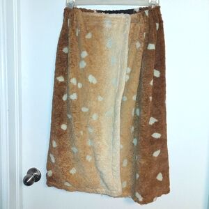 Bass Pro Shops Fuzzy Deer Fawn Bathrobe Wrap